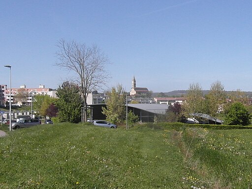 Le bourg de L’Isle-d’Abeau